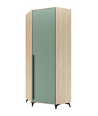Шкаф угловой Ева 800 1С (Дуб экспресив песочный/Муссон)