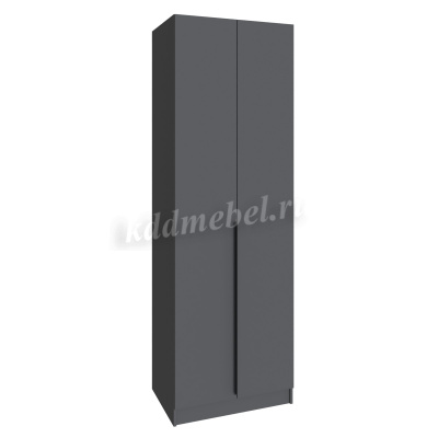 Шкаф Мадрид 0,75 без зеркал (Графит серый)