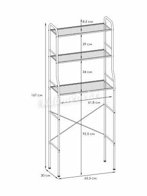 Стеллаж Атлантик-23 (Белый)