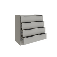 ТЭКС_Спальня Мадрид_комод 0,85 Кашемир Открытый