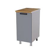 Шкаф нижний глубокий Г4Р кухня Версаль без столешницы (Белый/Арктик)