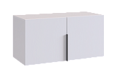 Антресоль 2дв. Баско L800 (Белое дерево)